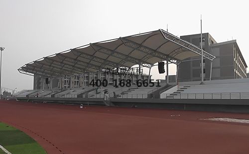 簡(jiǎn)陽市<font color='red'>膜結(jié)構(gòu)看臺(tái)</font>【簡(jiǎn)陽中學(xué)等】設(shè)計(jì)施工案例