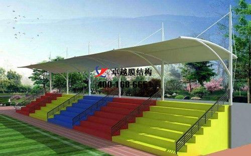 陽泉<font color='red'>膜結(jié)構(gòu)看臺</font>/主席臺【陽泉職業(yè)技術(shù)學(xué)院等】設(shè)計施工案例
