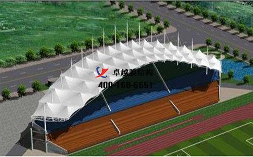 忻州<font color='red'>膜結構看臺</font>/觀景臺【忻州市弘興工程有限公司等】設計施工案例