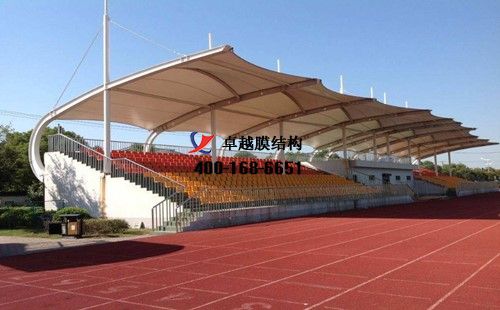 陜西<font color='red'>膜結構看臺</font>/主席臺【陜西醫(yī)科學校等】設計施工案例