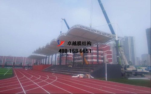 黃石<font color='red'>膜結(jié)構(gòu)看臺</font>/觀景臺【黃石港務(wù)集團等】設(shè)計施工案例