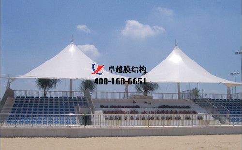 武漢<font color='red'>膜結(jié)構(gòu)看臺</font>/主席臺【武漢職業(yè)技術(shù)學(xué)院等】設(shè)計施工案例