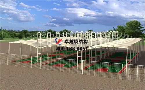 濟源膜結(jié)構(gòu)籃球場【中國濟源籃球城等】工程設計施工案例