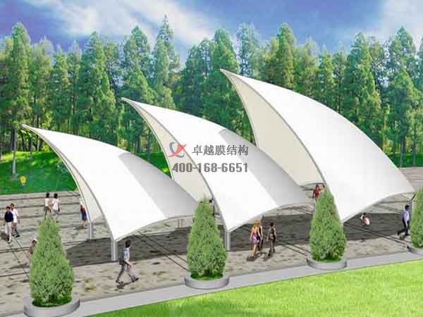蕪湖<font color='red'>張拉膜結(jié)構(gòu)</font>景觀設(shè)計施工【案例圖片】