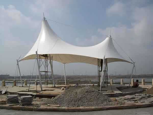 杭州張拉<font color='red'>膜結(jié)構(gòu)景觀</font>設(shè)計(jì)施工【案例圖片】