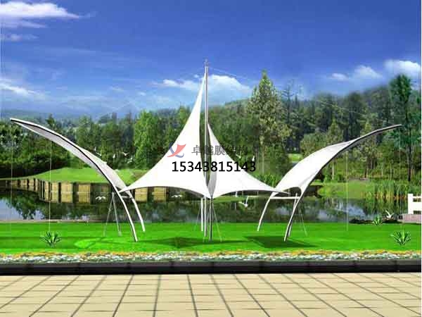 景德鎮(zhèn)景觀<font color='red'>張拉膜結(jié)構(gòu)</font>遮陽(yáng)棚【生產(chǎn)廠家】