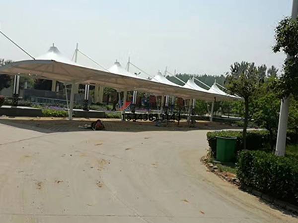 寧夏銀川膜結(jié)構(gòu)充電站停車(chē)棚【廠家直銷】