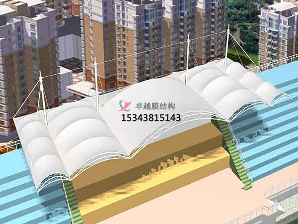 吳忠市體育場膜結(jié)構(gòu)罩棚/籃球、羽毛球、網(wǎng)球場地設(shè)計【公司直銷】?? ?