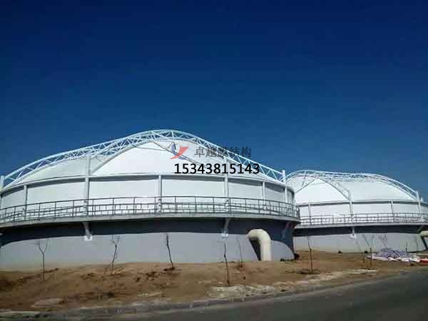 中衛(wèi)<font color='red'>污水池膜結構</font>罩棚設計公司/案例/圖片【生產廠家】 ? ?