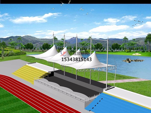 勉縣膜結構看臺/舞臺/主席臺【生產安裝設計】