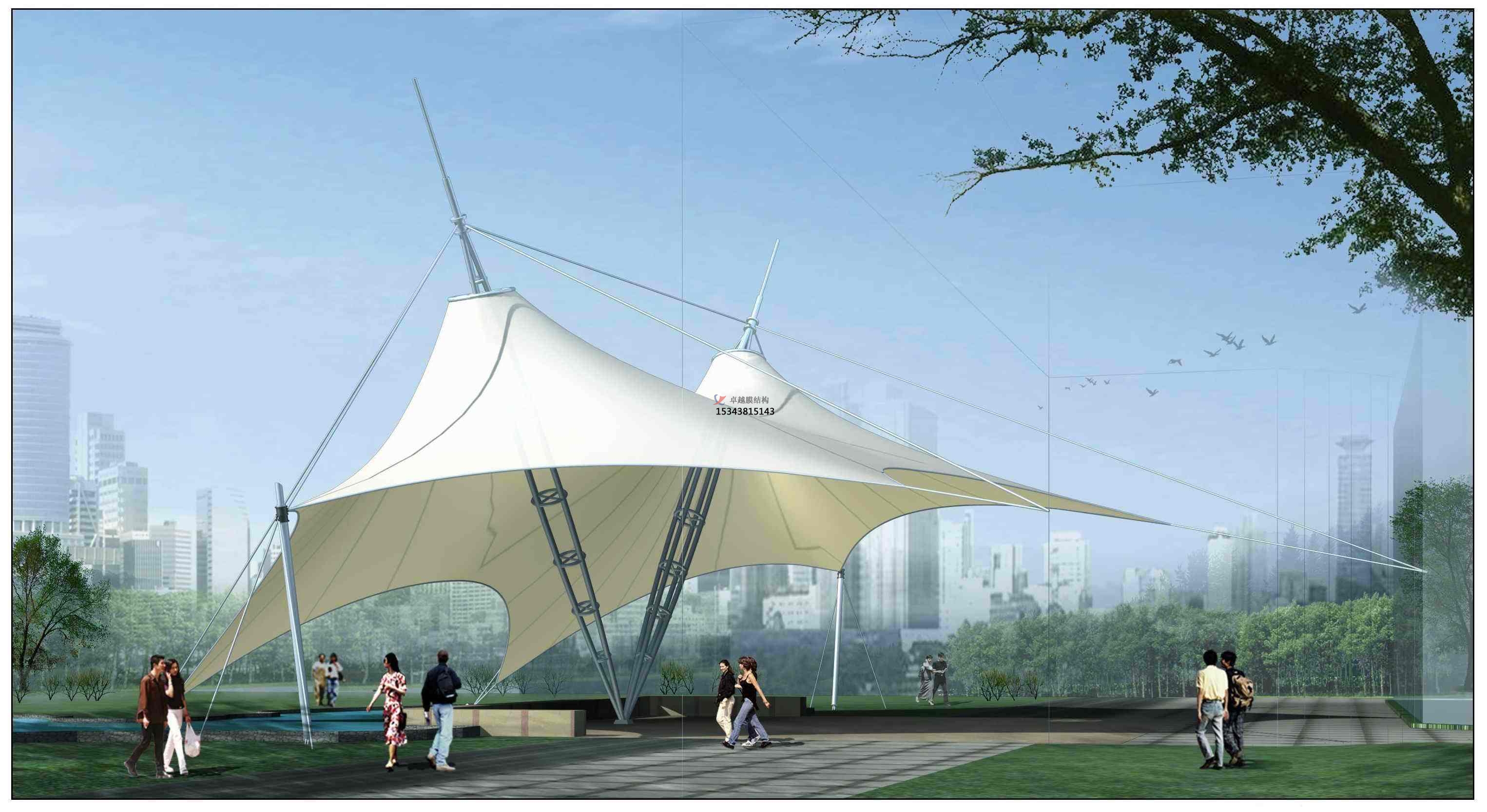 方城<font color='red'>膜結(jié)構(gòu)景觀</font>【張拉膜景觀】承包安裝價格