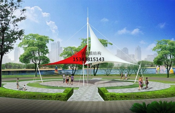 潢川<font color='red'>膜結(jié)構(gòu)景觀</font>【張拉膜景觀】承包安裝價格