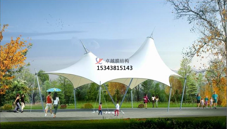 河曲<font color='red'>膜結(jié)構(gòu)景觀</font>【張拉膜景觀】承包安裝價格