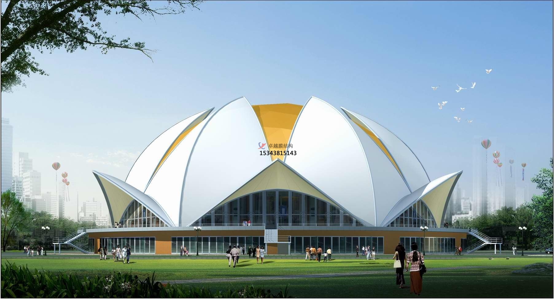 石樓<font color='red'>膜結(jié)構(gòu)景觀</font>【張拉膜景觀】承包安裝價格