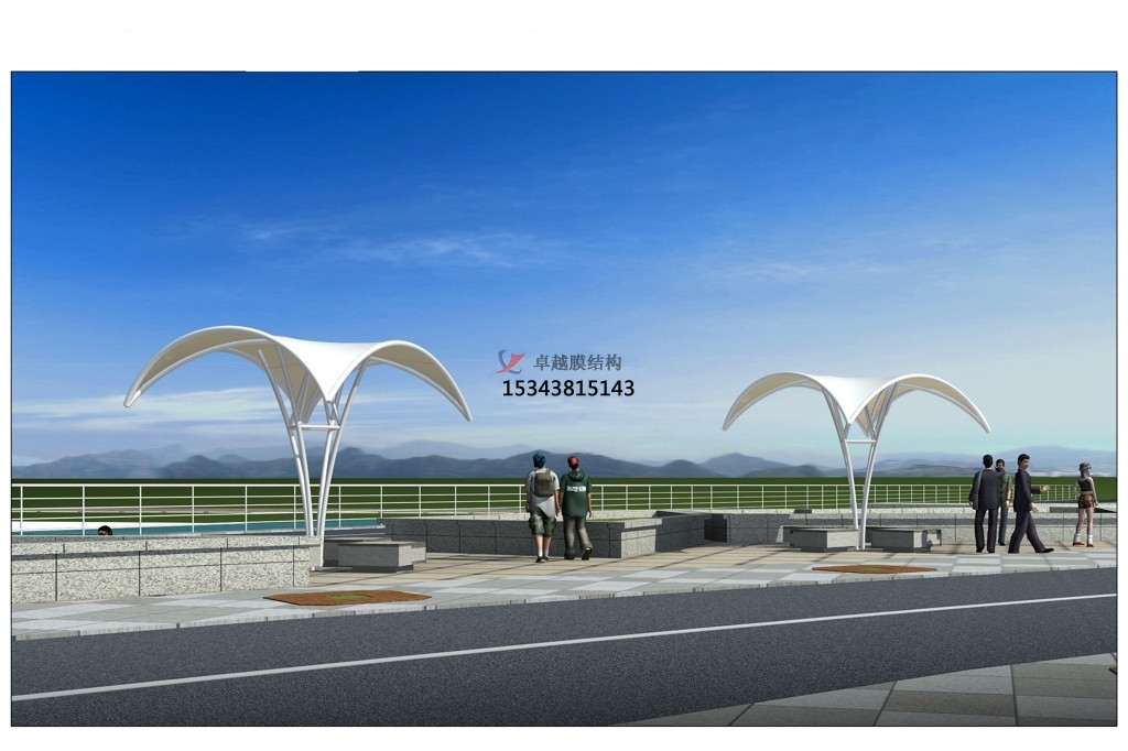 周至<font color='red'>膜結(jié)構(gòu)景觀</font>【張拉膜景觀】承包安裝價格