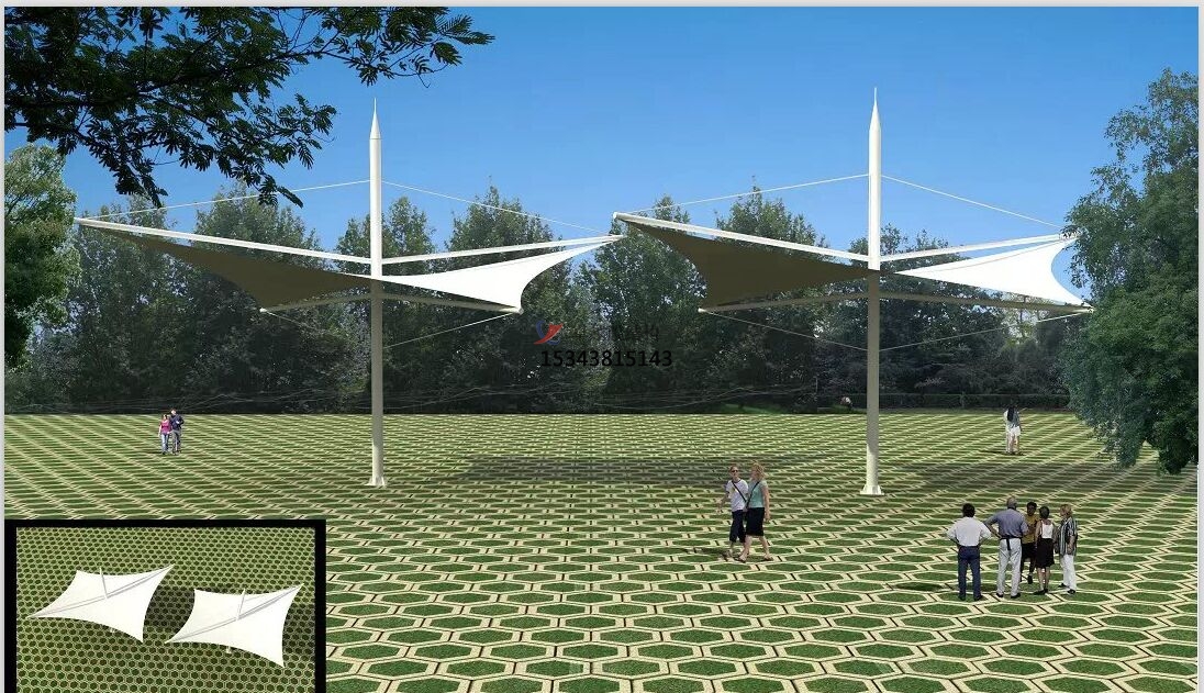 岐山<font color='red'>膜結(jié)構(gòu)景觀</font>【張拉膜景觀】承包安裝價格