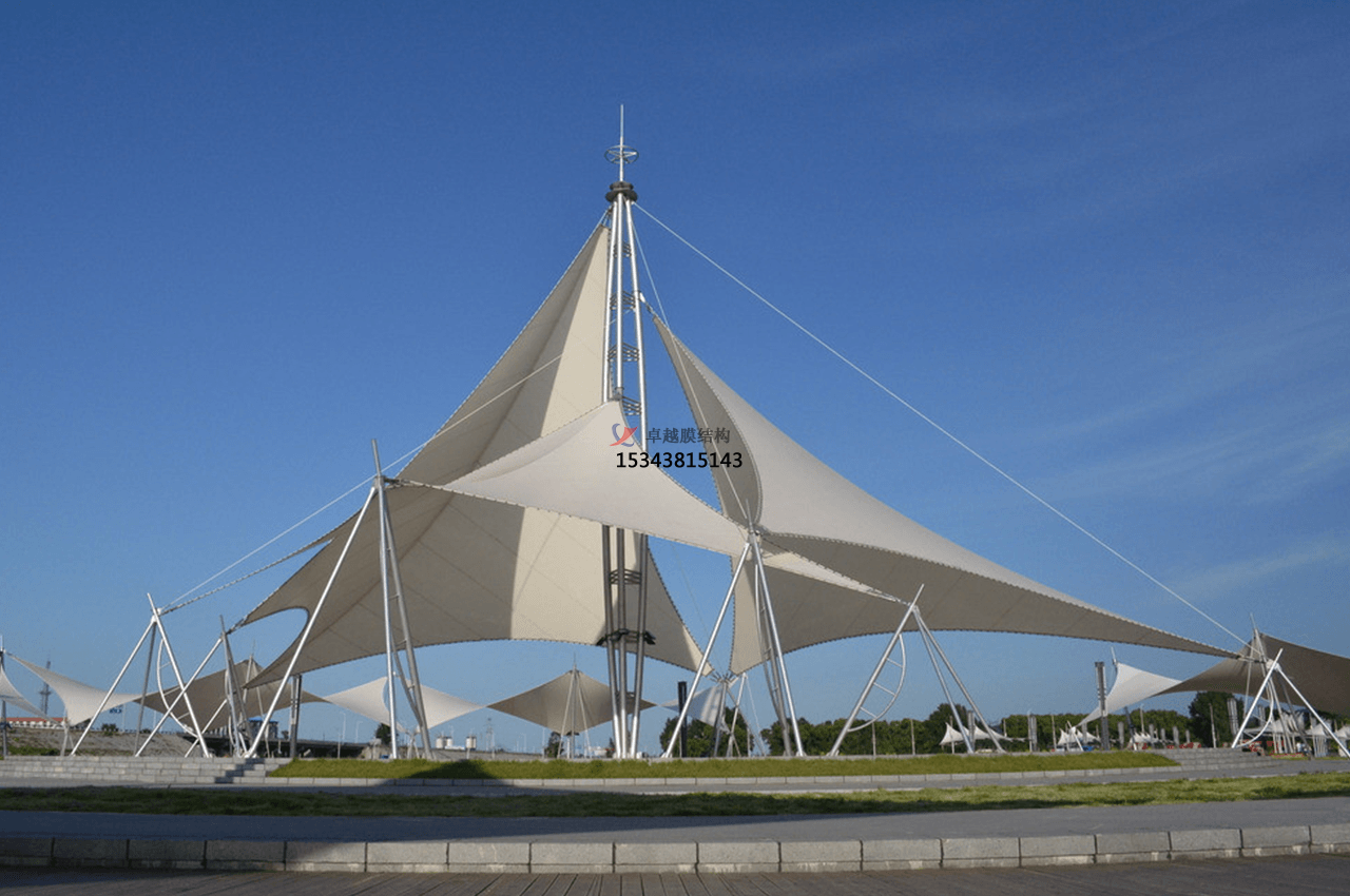 許昌膜結(jié)構(gòu)體育看臺、停車棚膜材廠家