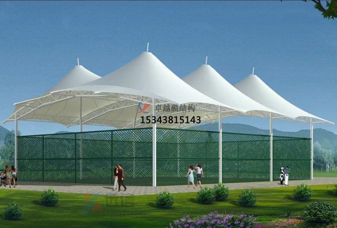  足球場膜結構雨棚破損如何修復？