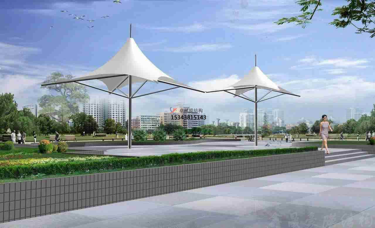 張拉膜，詮釋建筑的輕盈和空靈