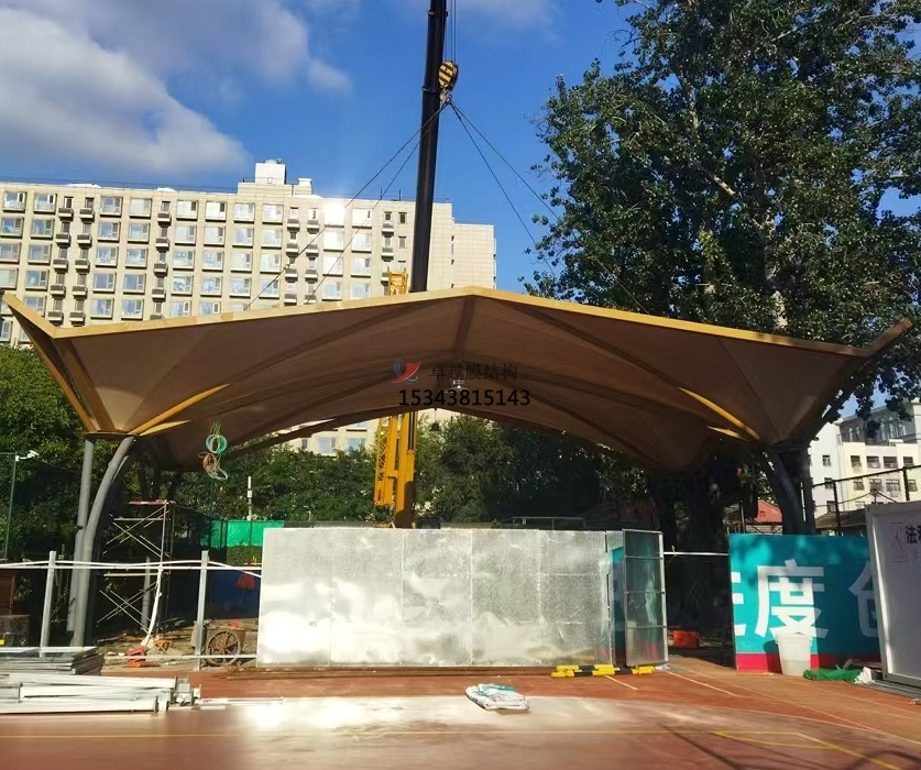 中央音樂學院風雨操場膜結(jié)構(gòu)雨棚